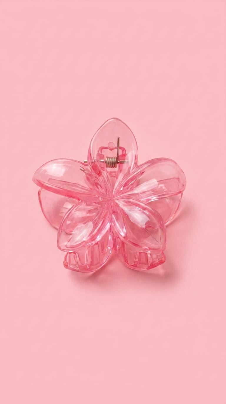 Flower Claw Hair Clips (pack of 3) - Image 3