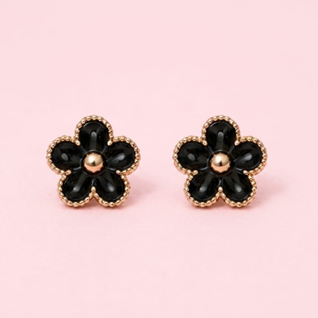 Multi Color Flower Ear studs (pack of 12) - Image 7