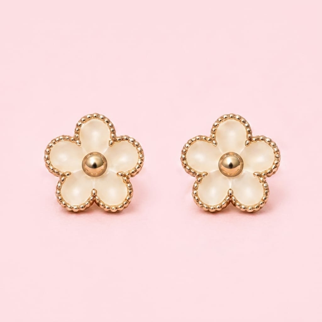 Multi Color Flower Ear studs (pack of 12) - Image 4