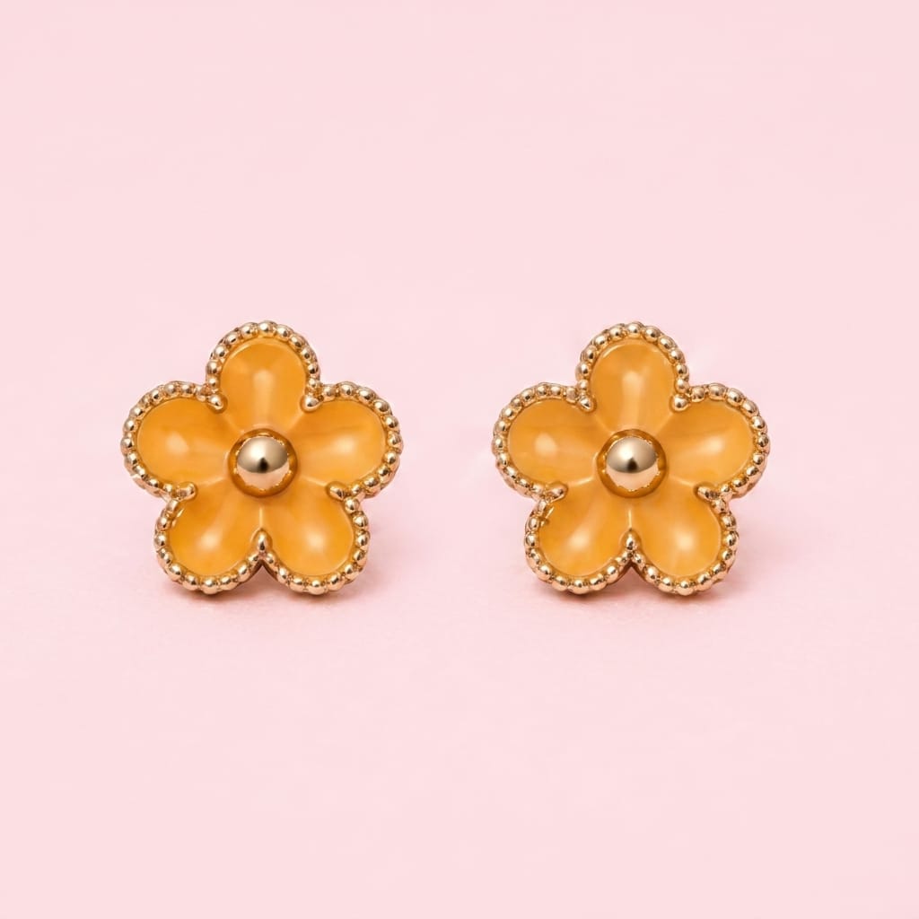 Multi Color Flower Ear studs (pack of 12) - Image 10