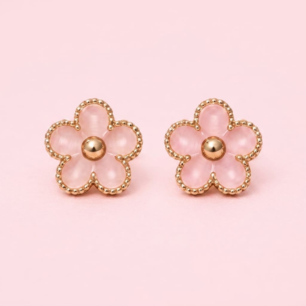 Multi Color Flower Ear studs (pack of 12) - Image 11