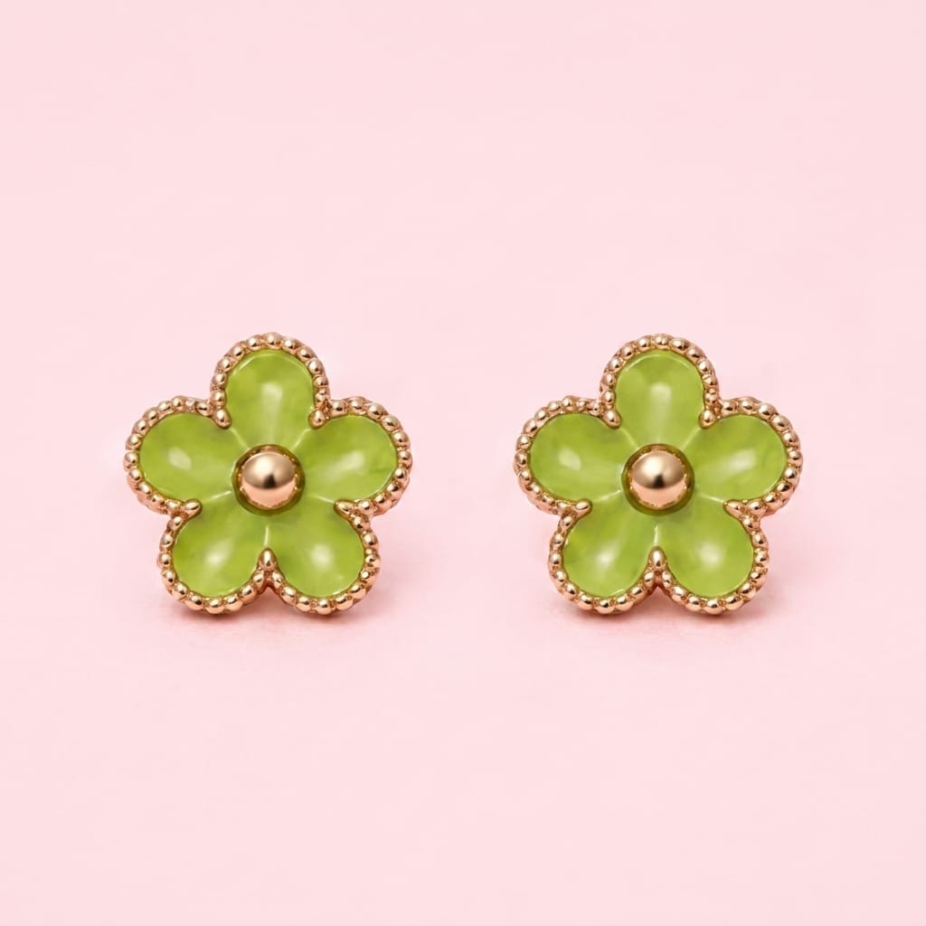 Multi Color Flower Ear studs (pack of 12) - Image 12