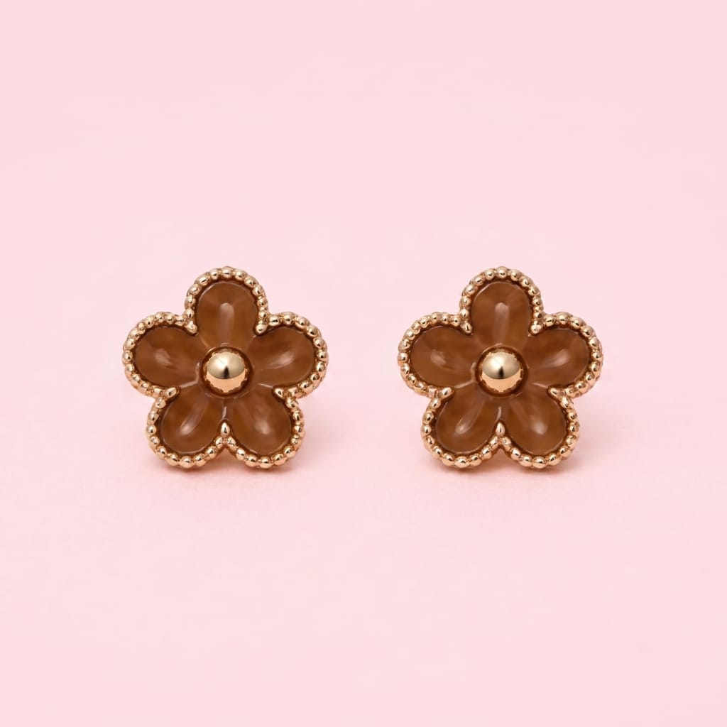 Multi Color Flower Ear studs (pack of 12) - Image 9